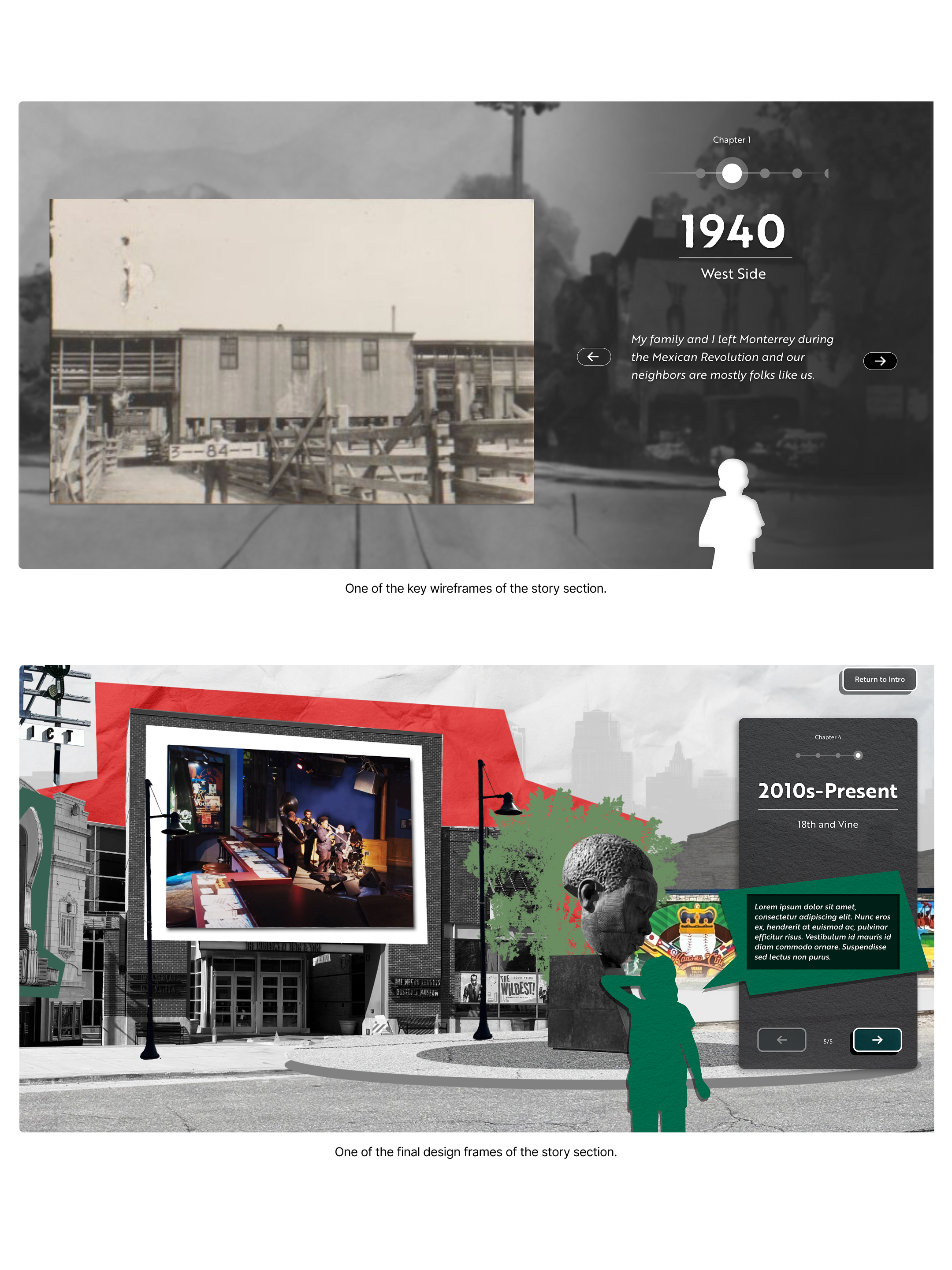 City Within a City — wireframes