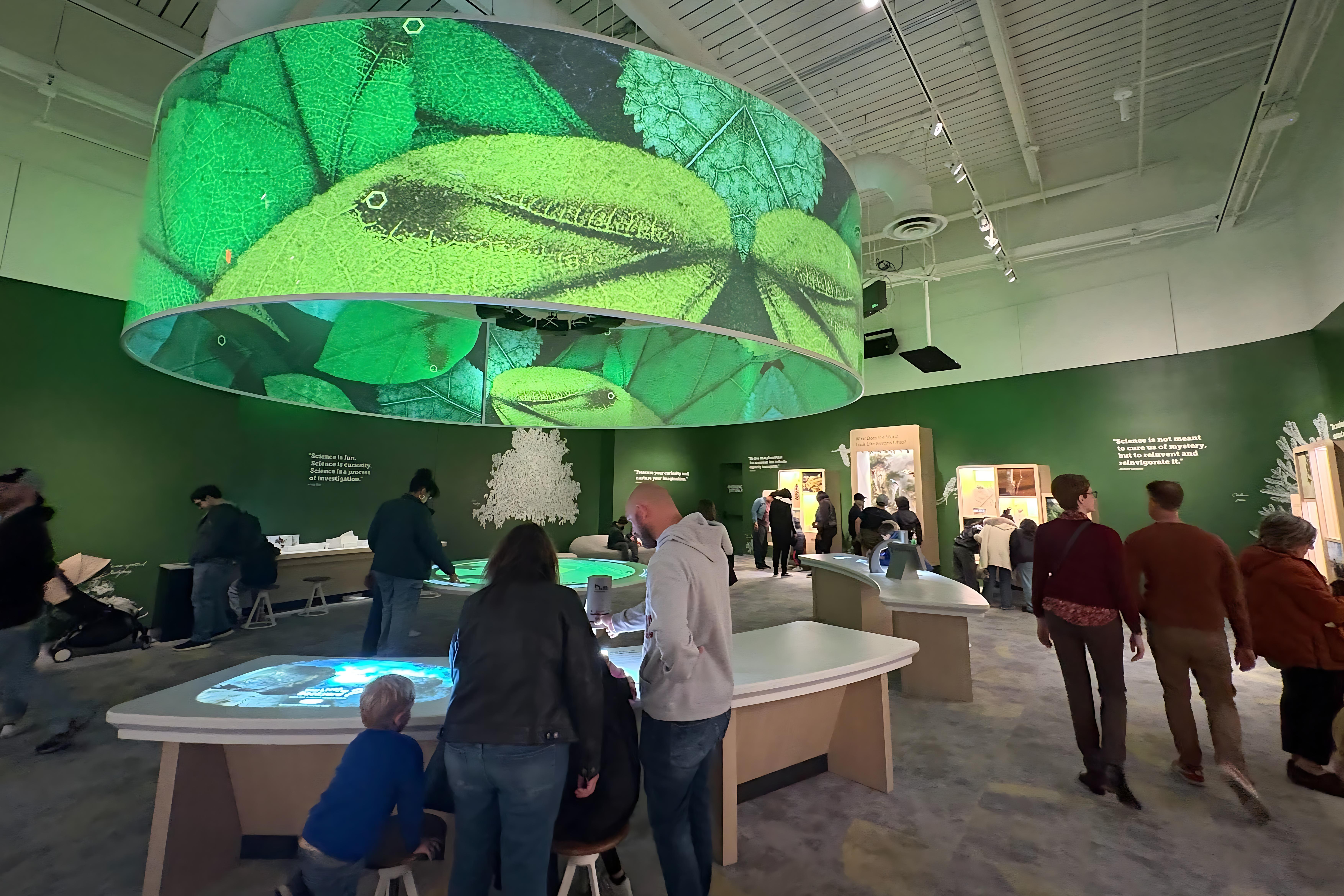 Biodiversity Table, 9' touch interactive